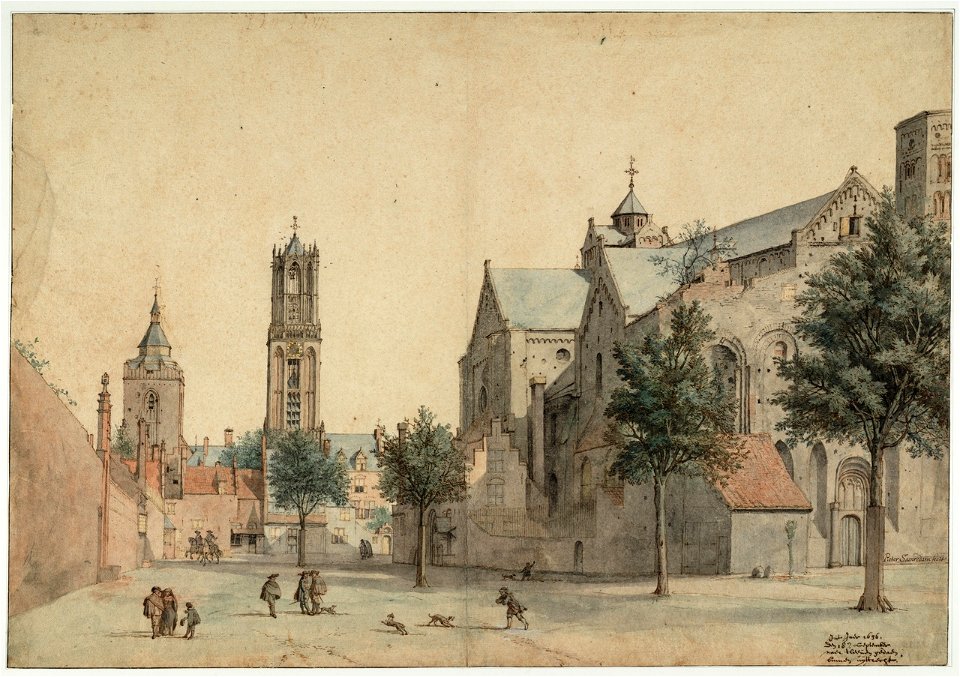 Saenredam - The Mariaplaats in Utrecht, O 079, 1636