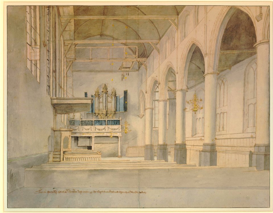 Saenredam - Interior of the Kapelkerk at Alkmaar, 1854,0628.84