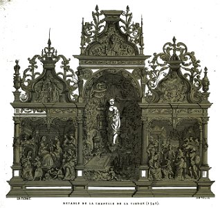 Saint andré prez troyes retable C00991
