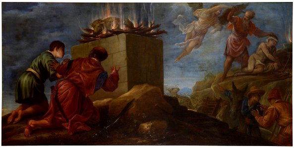 Sacrificio de Isaac, de Juan Antonio de Frías y Escalante (Museo del Prado)