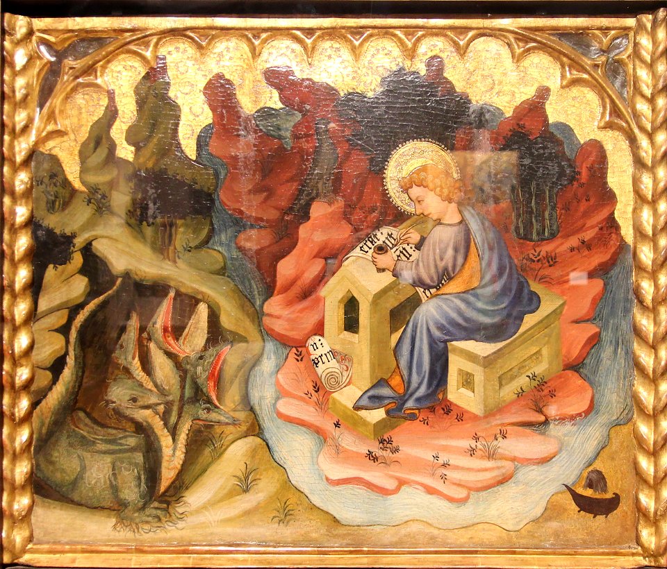 Saint Jean à Patmos, Joan Mates, Musée Goya