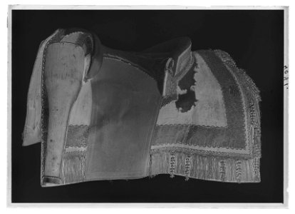 Sadel, 1700-talets slut - Livrustkammaren - 9264-negative