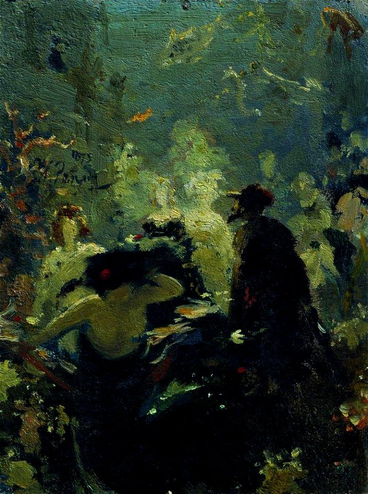 Sadko sketch by Repin