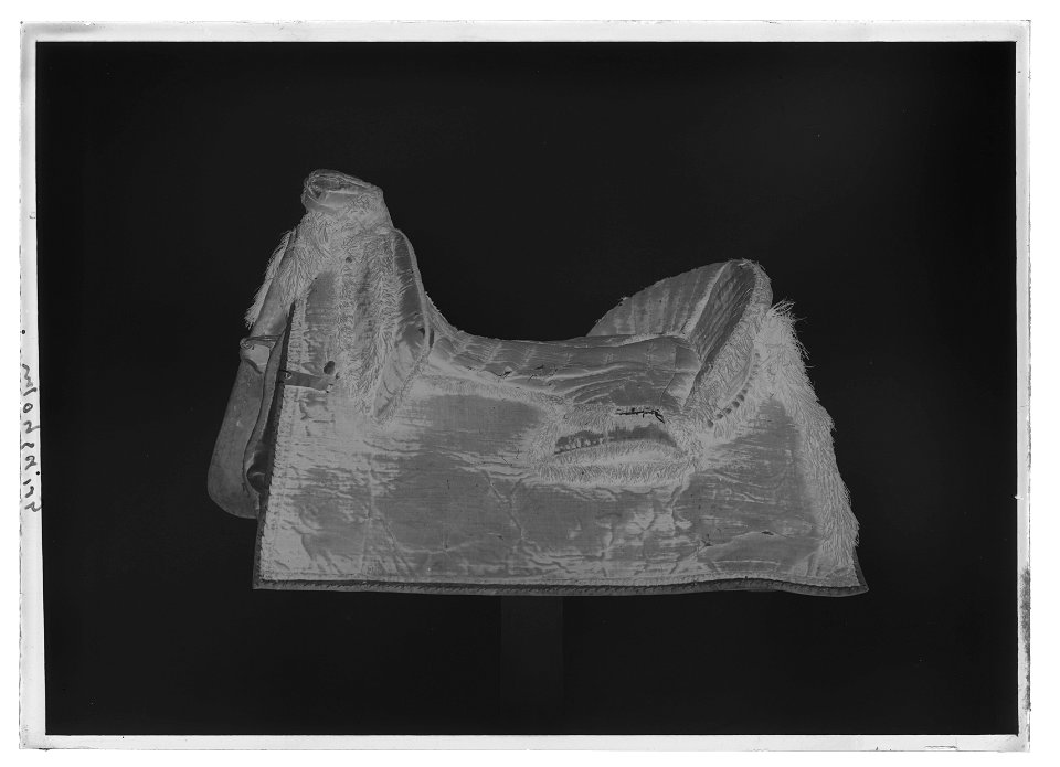 Sadel, bomsadel, 1600-talets mitt - Livrustkammaren - 43507-negative