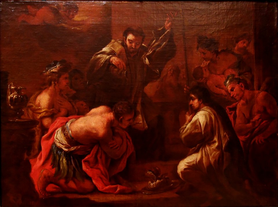 Saint François Xavier baptisant les indiens, Anonyme, Musée Goya