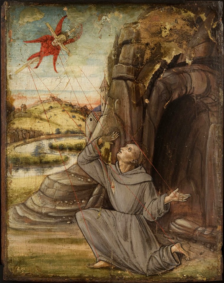Saint Francis of Assisi Receiving the Stigmata Cat164b-nyd