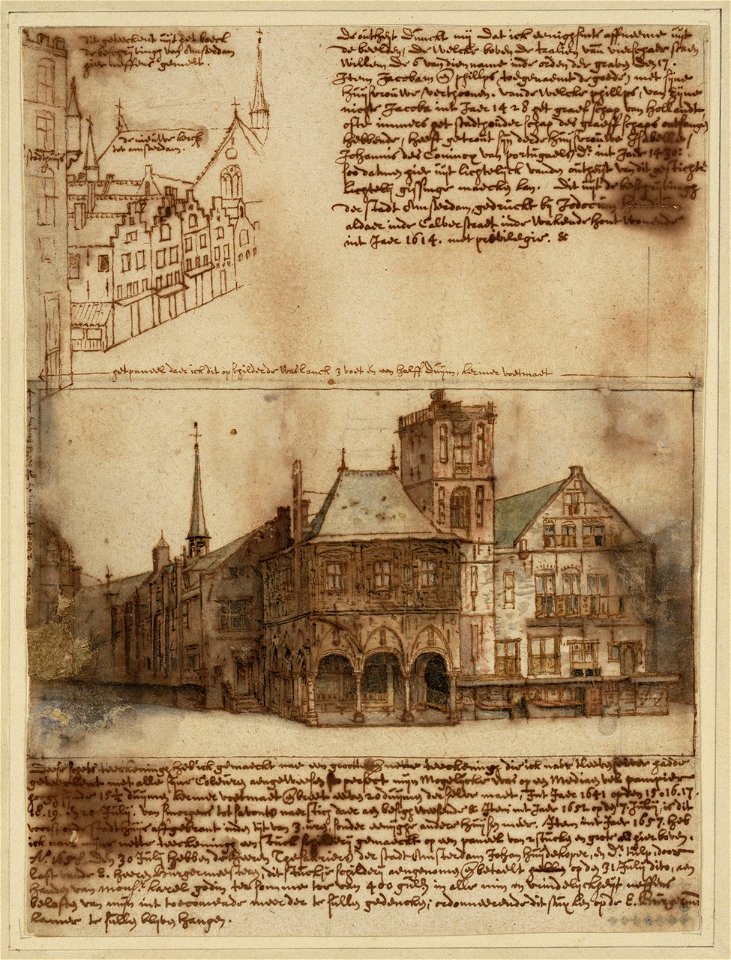 Saenredam - Schetsblad, O 078