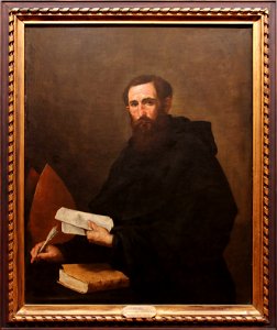 Saint Augustin (avec cadre), José de Ribera, Musée Goya