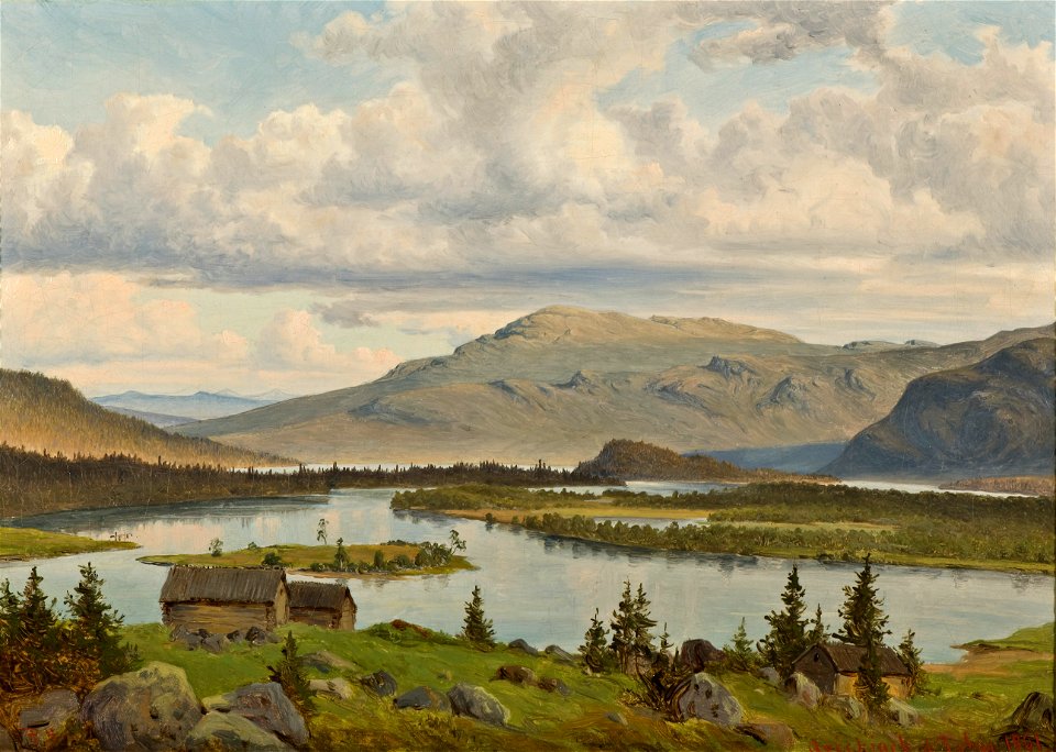 Saggat Swamp Kvikkjokk (Per Daniel Holm) - Nationalmuseum - 23778