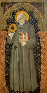Saint Bernardino of Siena (15. century, National Museum of Serbia)