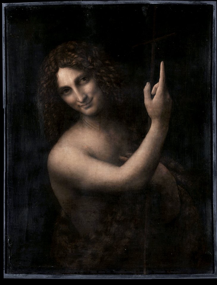 Saint Jean-Baptiste, by Leonardo da Vinci, from C2RMF FXD