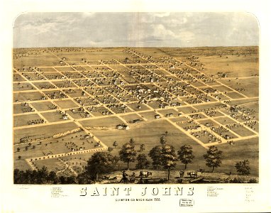 Saint Johns, Clinton Co., Michigan 1868. LOC 73693447