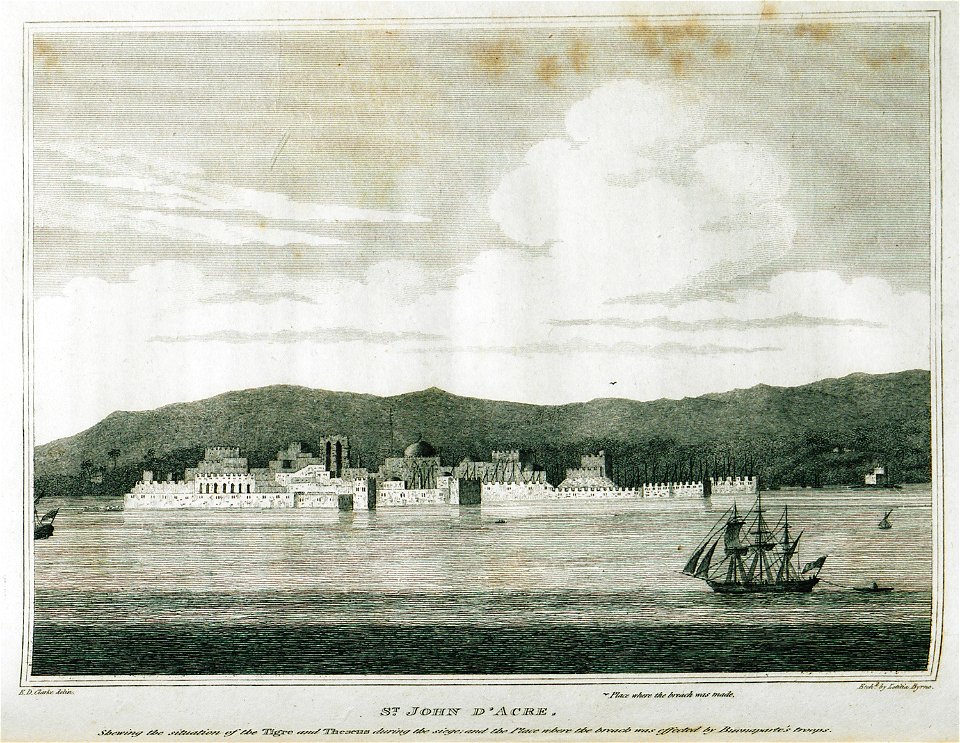 Saint John d'Acre - Clarke Edward Daniel - 1824