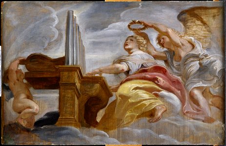 Saint Cecilia by Rubens (Academy of Fine Arts Vienna). Free illustration for personal and commercial use.