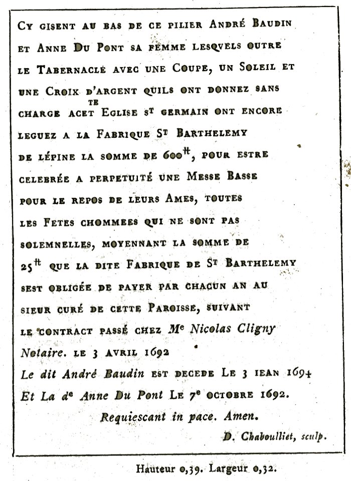Saint germain Anne Dupont André Baudin 01011