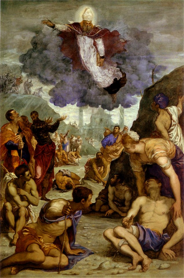 Saint Augustine Healing the Lame, by Tintoretto