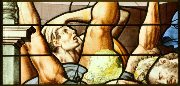 Saint-Chapelle de Vincennes - Baie 1 - Hommes empoisonnés (bgw17 0775)
