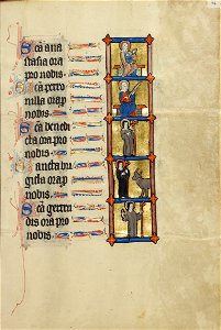 Saint Anastasia Enthroned, Saint Petronilla, Abbess Benedicta with a Crosier, and Abbess Bridgit wit... - Google Art Project
