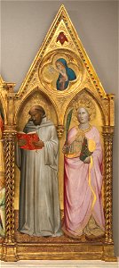 Saint Bernard and Saint Catherine of Alexandria with the Virgin of the Annunciation (right panel) B35303