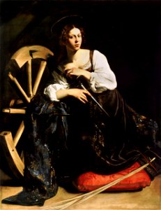 Saint Catherine-Caravaggio (1598)