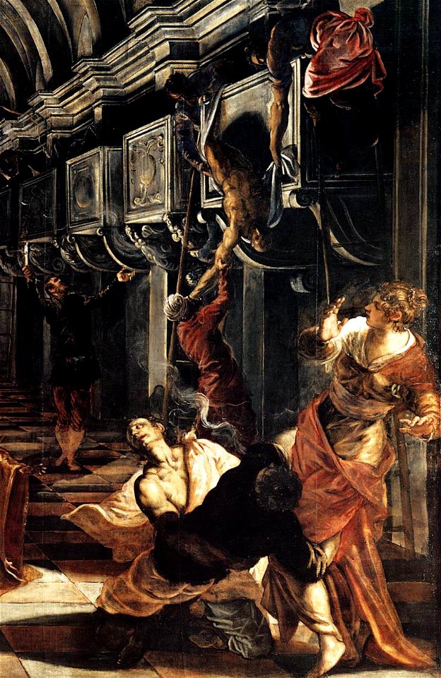 Jacopo Tintoretto - St Mark Working Many Miracles (detail) - WGA22487 ...