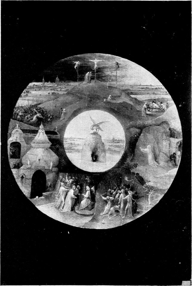 Saint John the Evangelist by Hieronymus Bosch, reverse (Vermeylen 1939)
