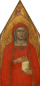 Saint Mary Magdalene, with an Angel (left panel A15787
