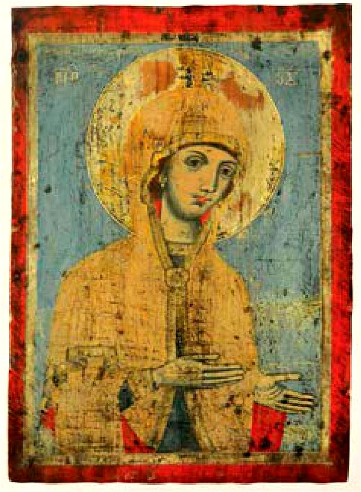 Saint Mary Icon from Saint George Church in Kochani