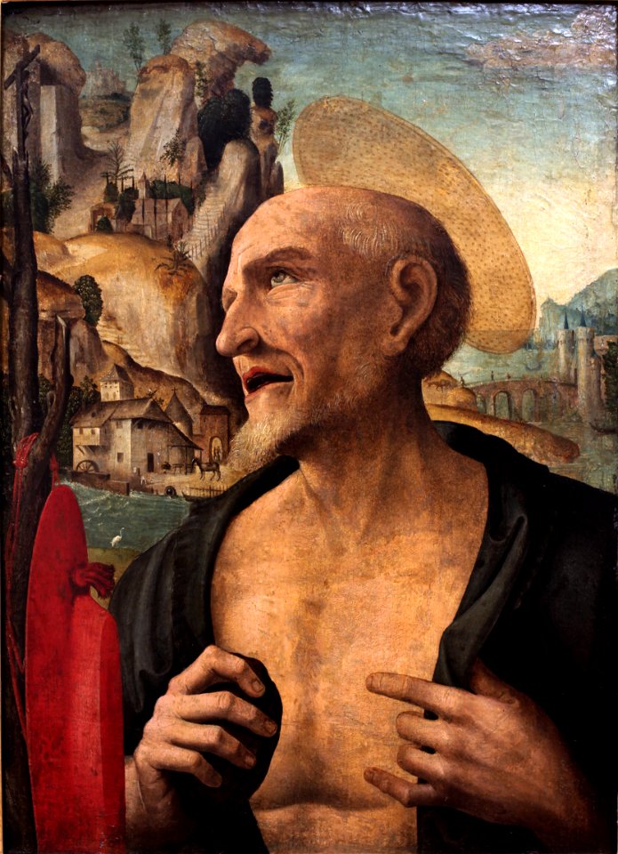 Saint Jerome penitent-Giovanni Francesco Maineri-MBA Lyon X786a-IMG 0300