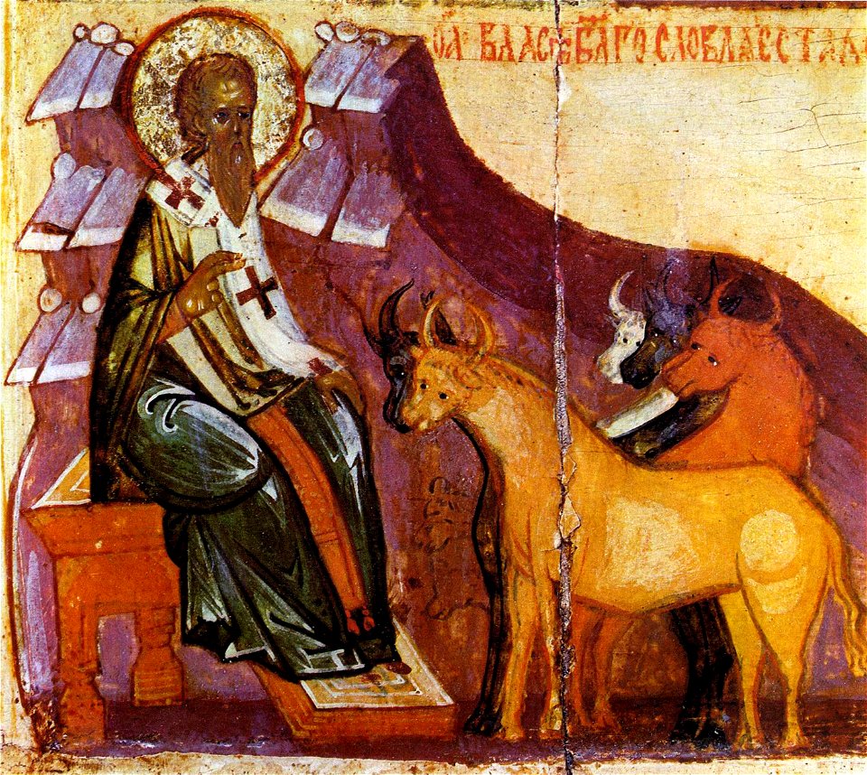 Saint Blaise and animals 2