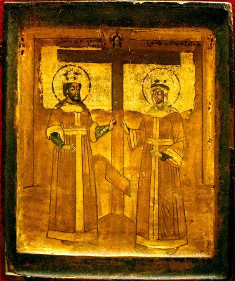 Saint Constantine and Helena fellow apostles