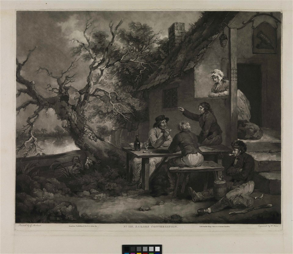 Sailors Conversation (caricature) RMG PZ4977