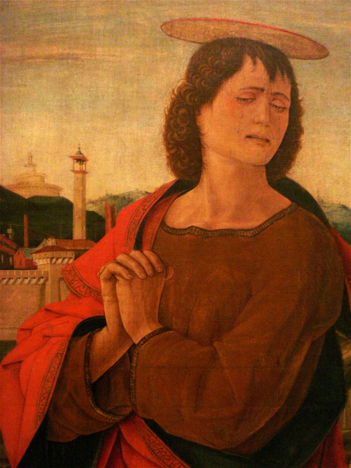 Saint Jean in Crucifixion Ferrare Vicino da Ferrara 1469 1470