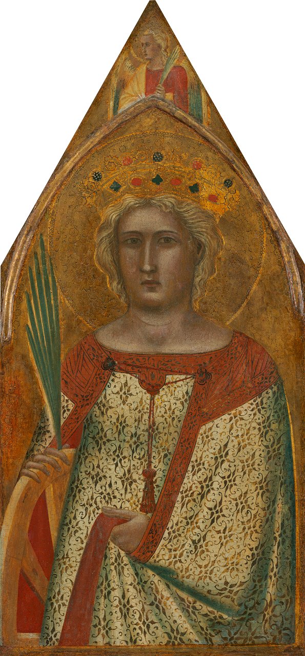 Saint Catherine of Alexandria, with an Angel (right panel) A15791