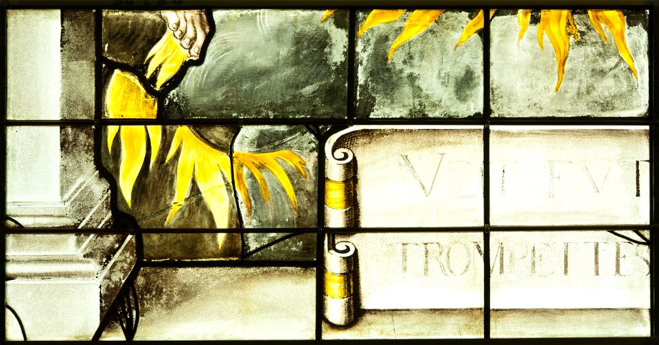 Saint-Chapelle de Vincennes - Baie 4 - Flammes (bgw17 0557)