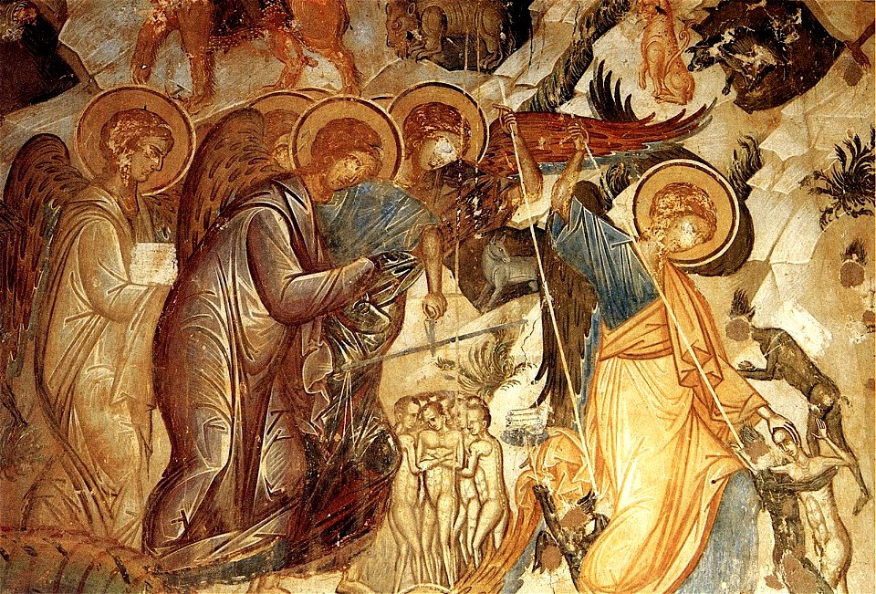 Saint Demetrius Church in Palatitsia, Secon Coming Fresco, 1570-1592