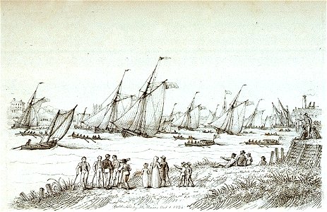 Sailing match August 16 1824 RMG PU7877