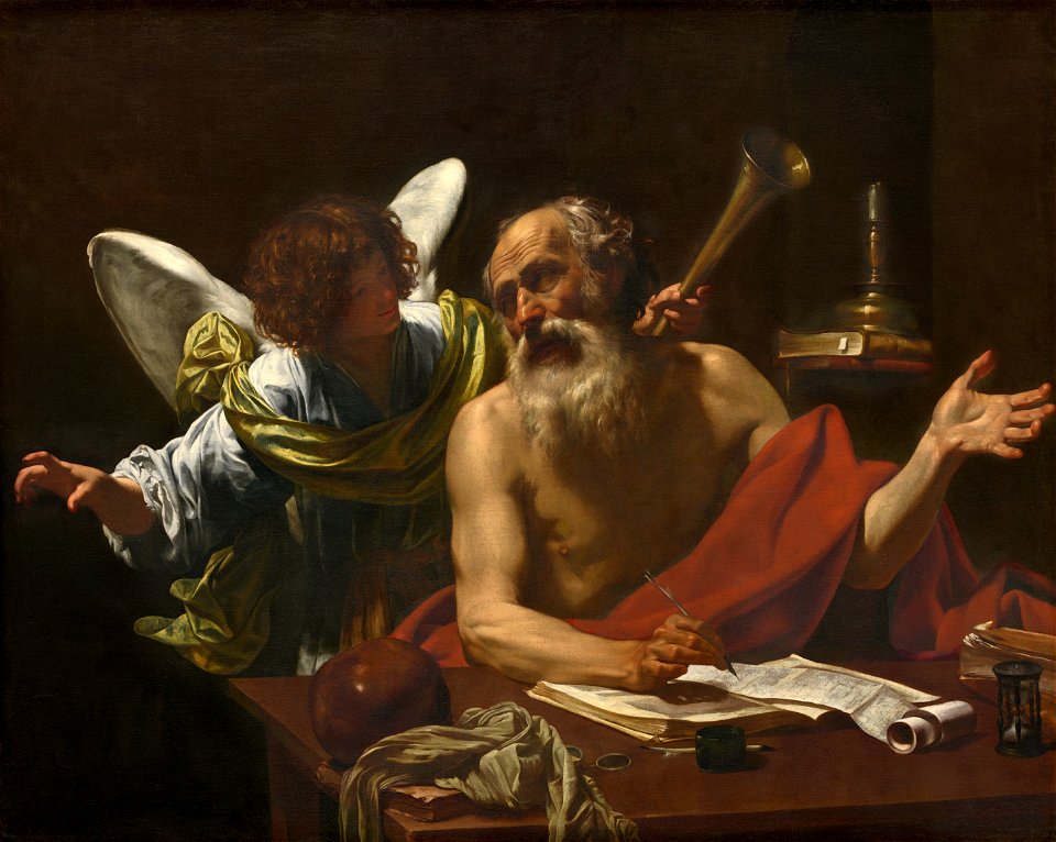 Saint Jerome and the Angel A12454