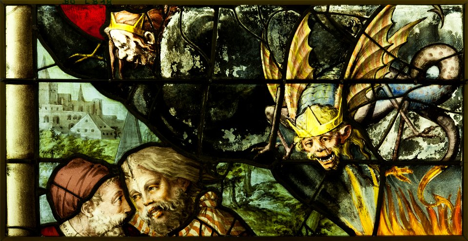 Saint-Chapelle de Vincennes - Baie 0 - Saulteraux (bgw17 0392)