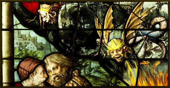 Saint-Chapelle de Vincennes - Baie 0 - Saulteraux (bgw17 0392)