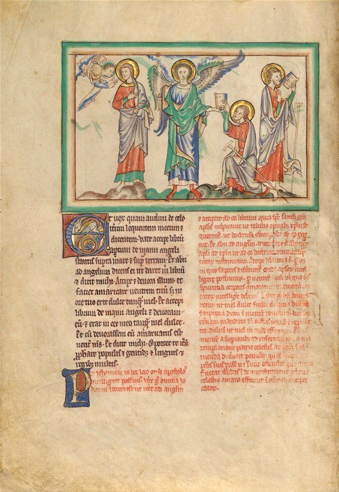 Saint John Eats the Book Received from the Angel - Google Art Project