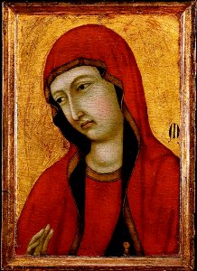 Saint Mary Magdalen.1320.Ugolino di Nerio. Boston, MFA. Free illustration for personal and commercial use.