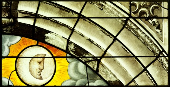 Saint-Chapelle de Vincennes - Baie 0 - Lune (bgw17 0383)