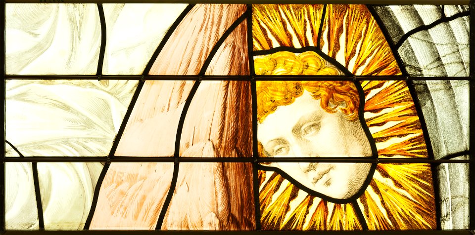 Saint-Chapelle de Vincennes - Baie 1 - Soleil (bgw17 0786)