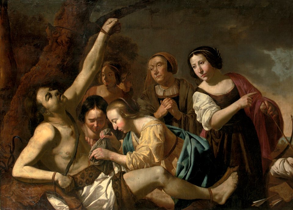 Saint Sebastian attended by Saint Irene