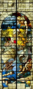 Saint-Chapelle de Vincennes - Baie 2 - La mer changée en sang (bgw17 0432)