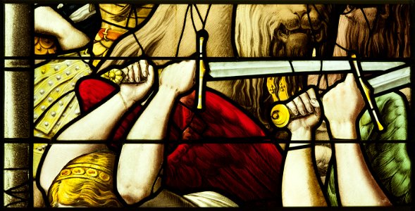 Saint-Chapelle de Vincennes - Baie 0 - Anges exterminateurs (bgw17 0410)