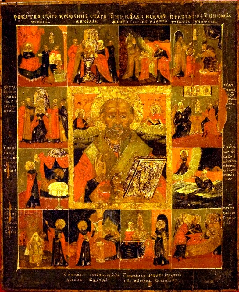 Saint Nicholas with episodes from his life