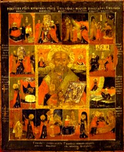 Saint Nicholas with episodes from his life