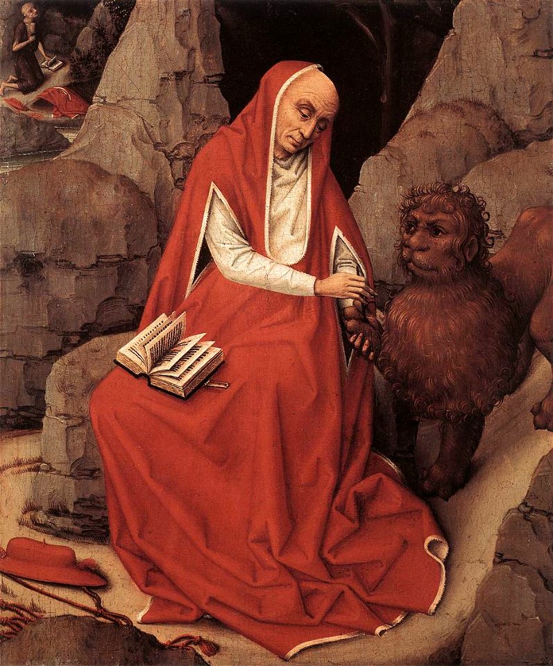 Saint Jerome in the desert - XVth cent - Detroit Institut of Art (46.359)